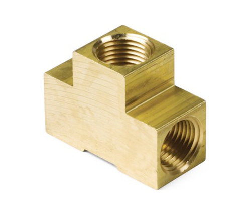 3700# Sárgaréz -szerelvények Union Tee Brass Pipe szerelvények